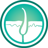 Gezonde Huid en Vacht pictogram