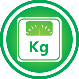 Gewichtscontrole pictogram